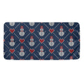 Cute Snowman Knitted Pattern Print Towel