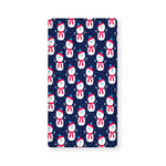 Cute Snowman Pattern Print Baby Crib Sheet