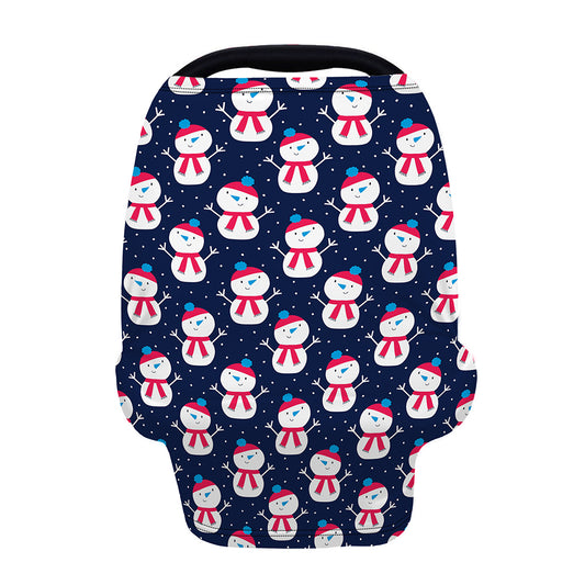 Cute Snowman Pattern Print Baby Seat Cover