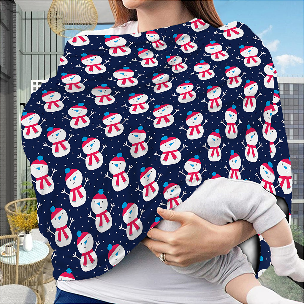 Cute Snowman Pattern Print Baby Seat Cover