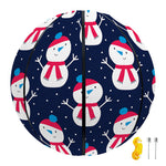 Cute Snowman Pattern Print Basketball
