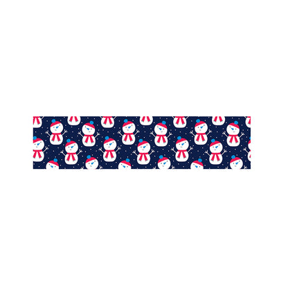 Cute Snowman Pattern Print Bed Runner