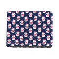 Cute Snowman Pattern Print Bifold Wallet