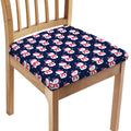 Cute Snowman Pattern Print Chair Cushion Cover