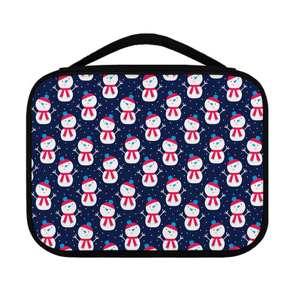 Cute Snowman Pattern Print Classic Bible Case