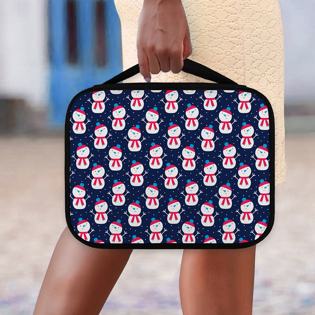 Cute Snowman Pattern Print Classic Bible Case