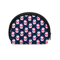 Cute Snowman Pattern Print Coin Purse