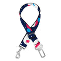 Cute Snowman Pattern Print Dog Seat Belt