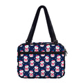 Cute Snowman Pattern Print Double Strap Bible Bag