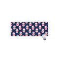 Cute Snowman Pattern Print Extended Mouse Pad