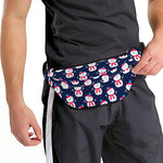 Cute Snowman Pattern Print Fanny Pack