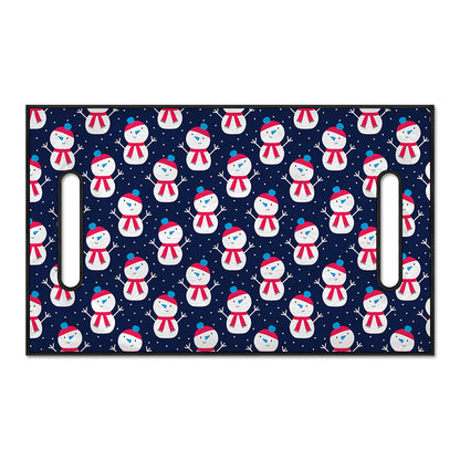 Cute Snowman Pattern Print Golf Cart Seat Cover