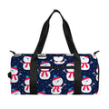 Cute Snowman Pattern Print Gym Bag