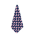 Cute Snowman Pattern Print Hand Towel