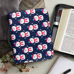 Cute Snowman Pattern Print Leather Bible Cover
