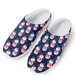 Cute Snowman Pattern Print Mesh Casual Shoes