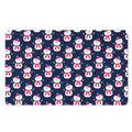 Cute Snowman Pattern Print Polyester Doormat