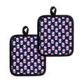 Cute Snowman Pattern Print Pot Holders