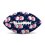 Cute Snowman Pattern Print Rugby Ball