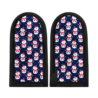 Cute Snowman Pattern Print Skillet Handle Cover