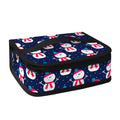 Cute Snowman Pattern Print Small Lunch Bag