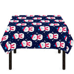 Cute Snowman Pattern Print Tablecloth