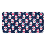 Cute Snowman Pattern Print Towel