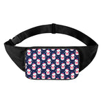 Cute Snowman Pattern Print Waist Bag