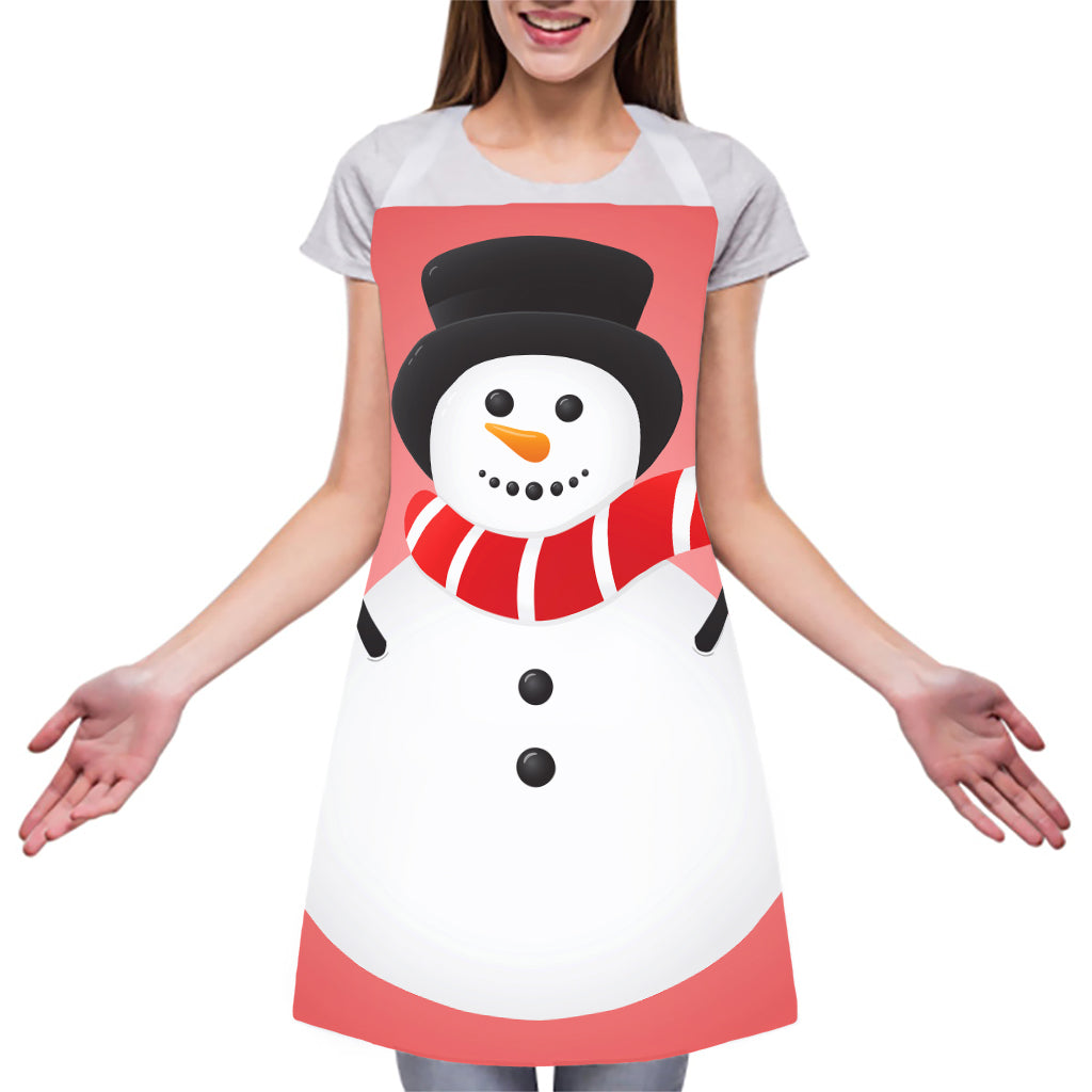Cute Snowman Print Adjustable Apron