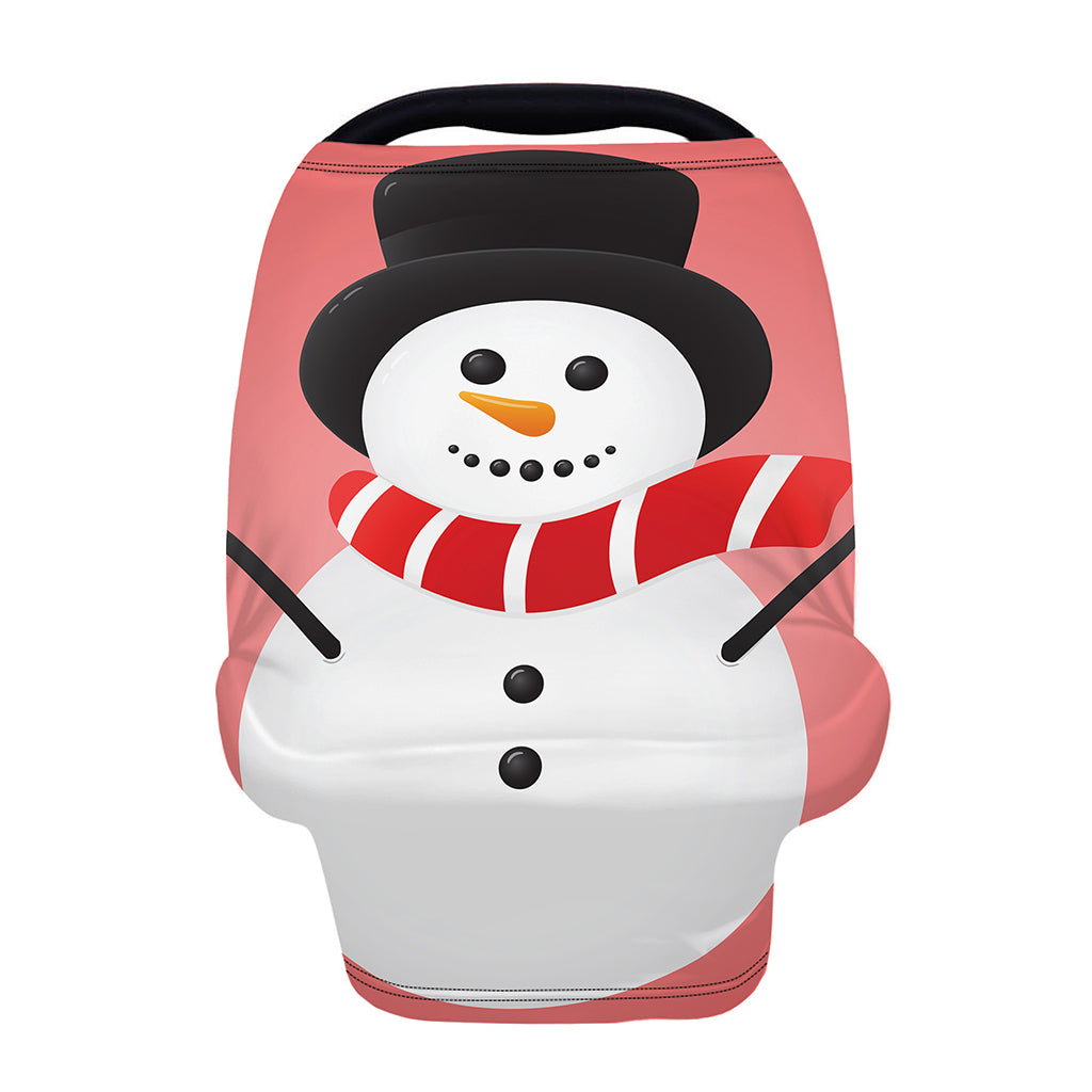 Cute Snowman Print Baby Seat Cover