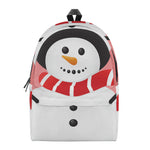 Cute Snowman Print Backpack