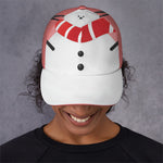 Cute Snowman Print Baseball Cap