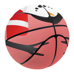 Cute Snowman Print Basketball