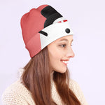 Cute Snowman Print Beanie