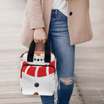 Cute Snowman Print Bible Tote Bag