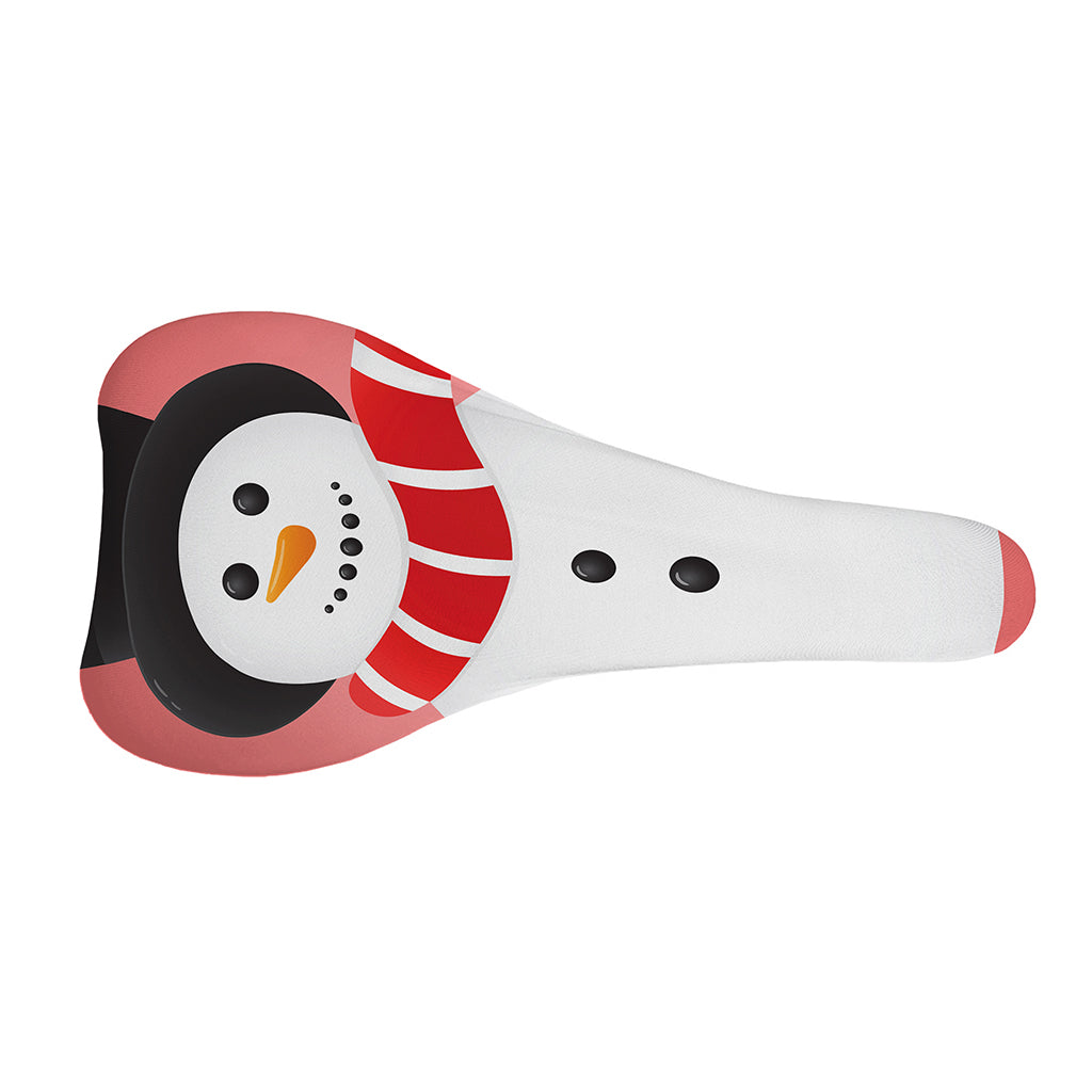 Cute Snowman Print Bicycle Seat Cover