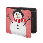 Cute Snowman Print Bifold Wallet
