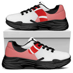 Cute Snowman Print Black Chunky Shoes