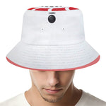 Cute Snowman Print Bucket Hat
