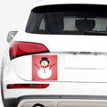 Cute Snowman Print Car Sticker