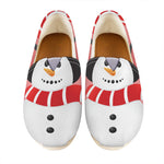 Cute Snowman Print Casual Shoes