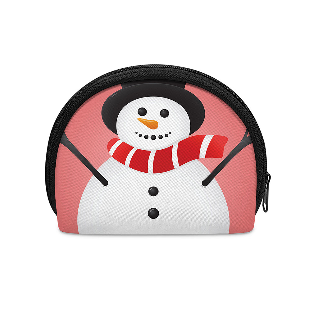 Cute Snowman Print Coin Purse