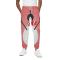 Cute Snowman Print Cotton Sweatpants