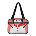 Cute Snowman Print Double Strap Bible Bag