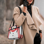 Cute Snowman Print Double Strap Bible Bag