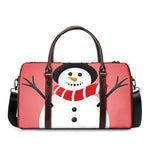 Cute Snowman Print Duffle Bag