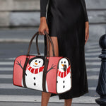 Cute Snowman Print Duffle Bag