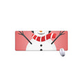 Cute Snowman Print Extended Mouse Pad