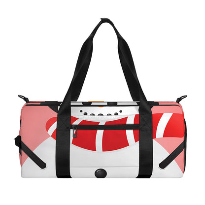 Cute Snowman Print Gym Bag