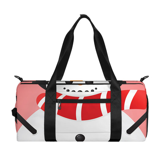 Cute Snowman Print Gym Bag